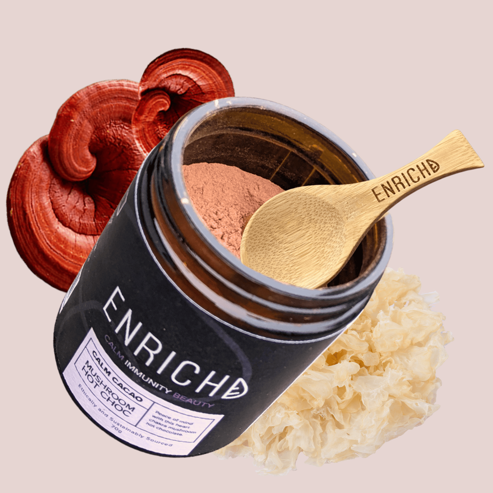 Ceremonial Cacao Sleep Drink With Magnesium, Reishi, Natural Night-Time - View #8