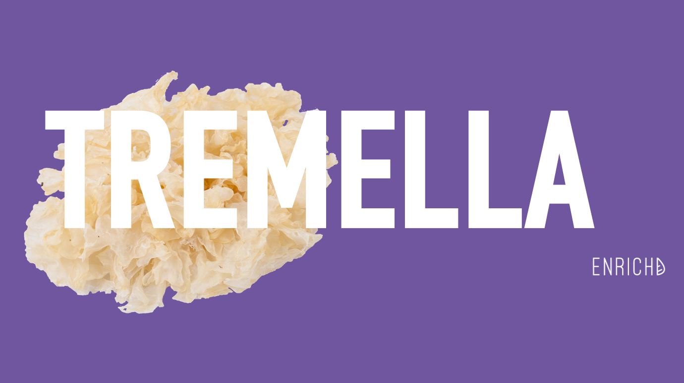 Tremella mushroom powder for anti-aging and cellular protection benefits.