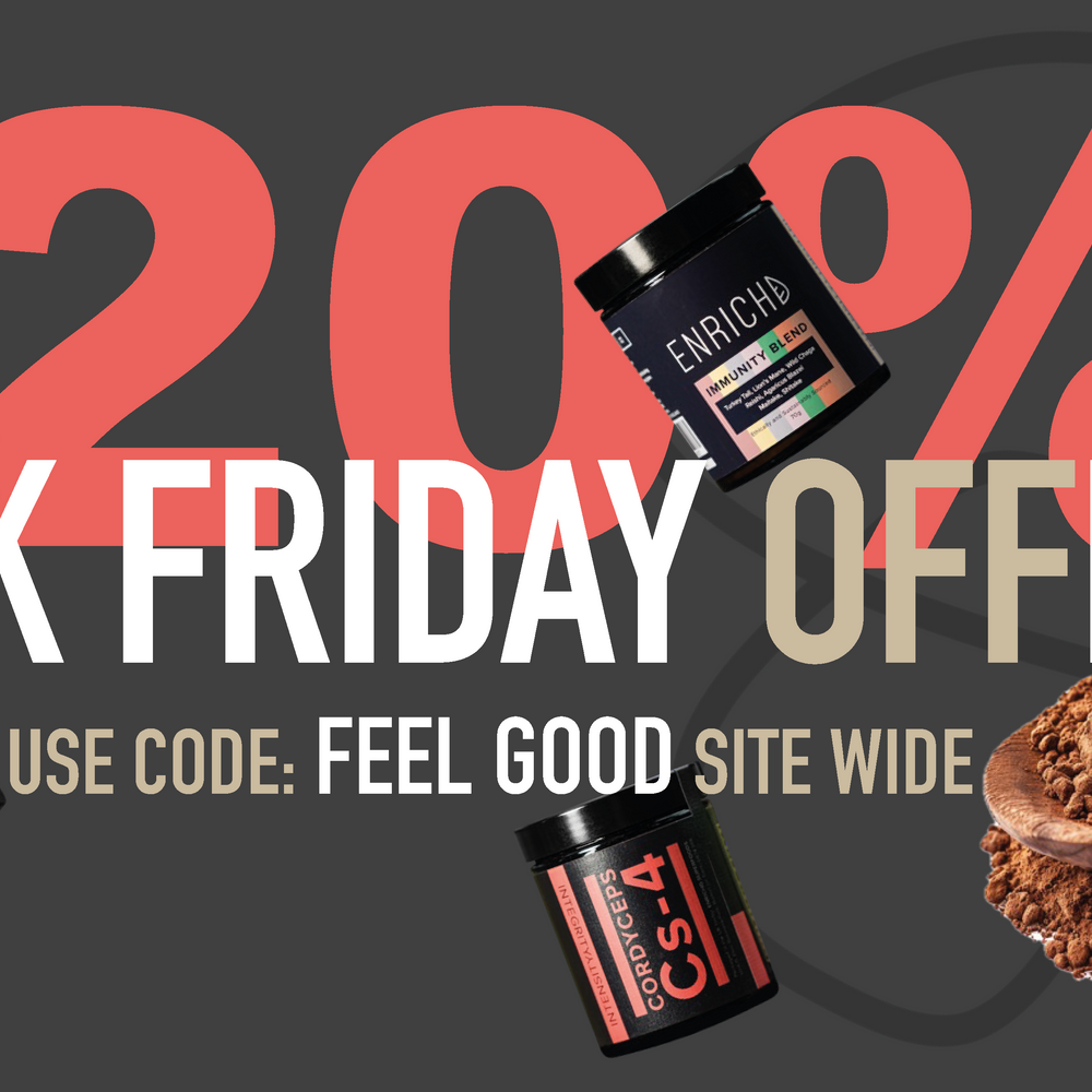 Plant-based protein powders available with exclusive protein powder Black Friday deals at ENRICHD