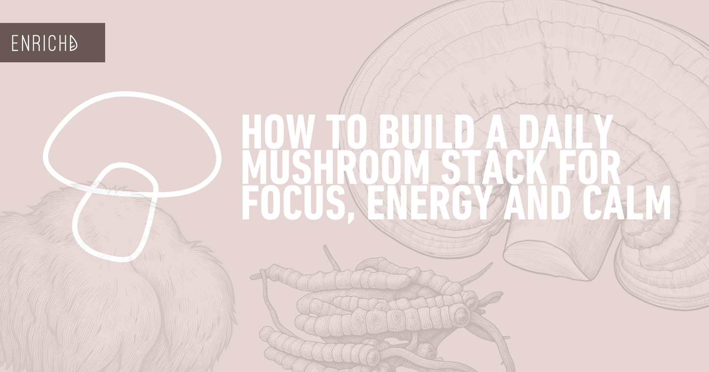 How to Build a Daily Mushroom Stack for Focus, Energy and Calm
