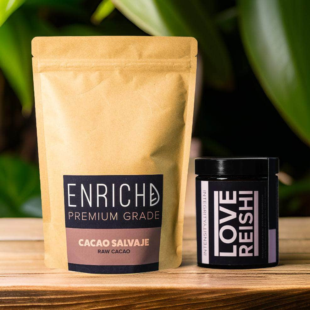 
                      
                        Medicinal Mushrooms HOT REISHI 6 WEEKS SUPPLY Hot Reishi Combo: Raw Cacao + Reishi Mushroom Powder Reishi Mushroom Powder & Raw Cacao | Hot Chocolate Combo | ENRICHD
                      
                    