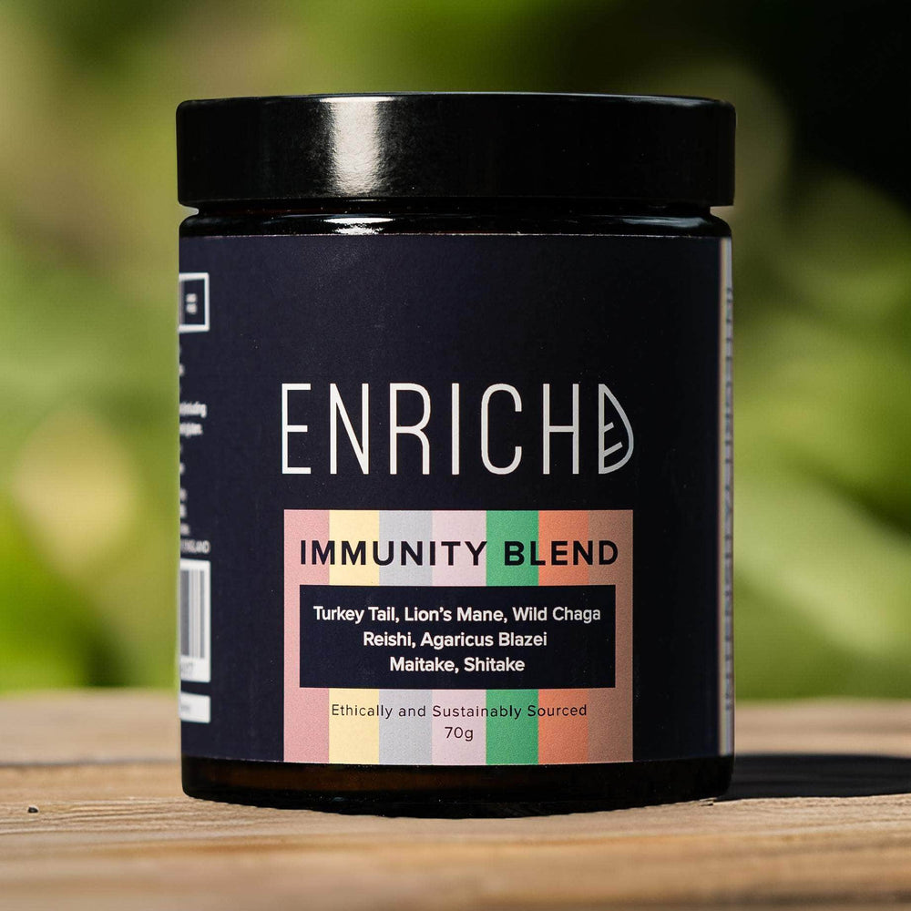 ENRICHD 7 Mushroom Blend Powder - Immunity Mix Mushroom Blend Powder | ENRICHD 7 Mix | Immunity Booster