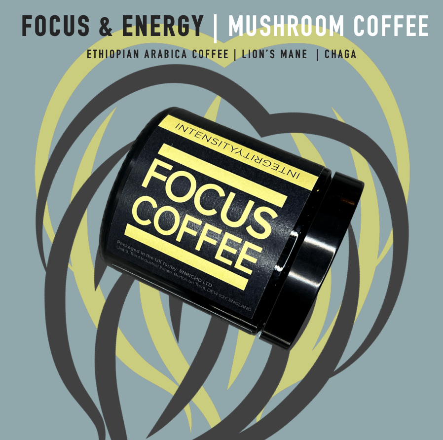 
                      
                        NEW Mushroom Coffee // Focus Coffee with Lions Mane and Chaga // 70g Focus Coffee | 70g Mushroom Coffee with Lions Mane and Chaga | ENRICHD
                      
                    