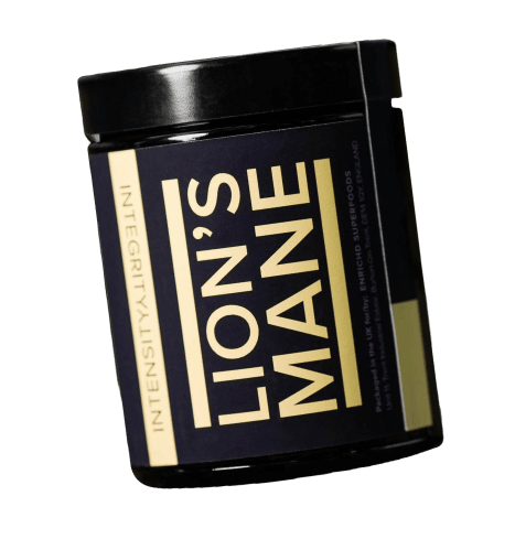 Medicinal Mushrooms Lion's Mane Mushroom Powder - 35% Beta Glucans - Dual Extract - 10:1 (2000mg) Lion's Mane Mushroom Powder | Focus & Brain Health | ENRICHD