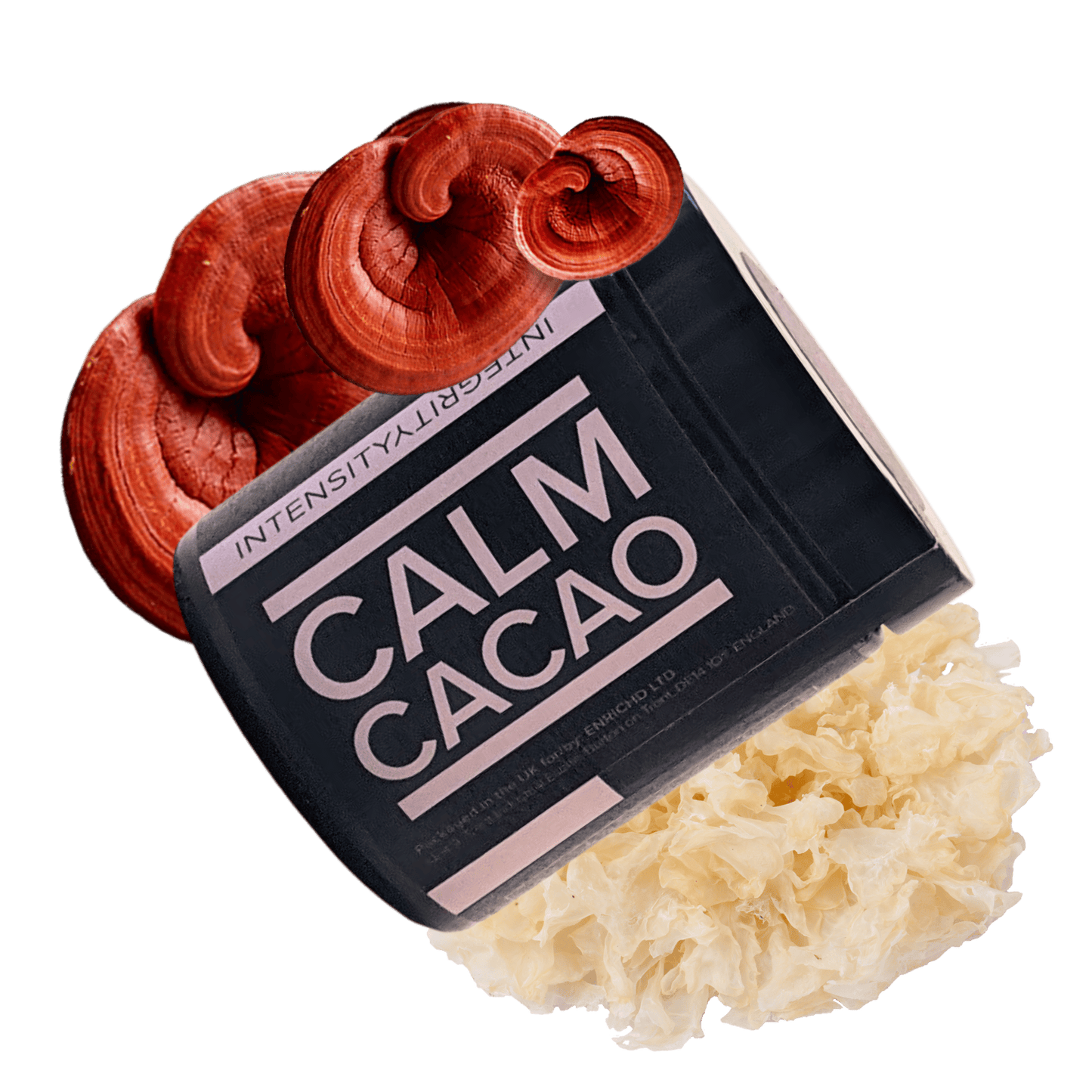 Mushroom Powders Calm Mushroom hot chocolate  // Reishi & Tremella Cacao - ENRICHD Calm Cacao with Reishi & Tremella | Mushroom Cacao 70g by ENRICHD