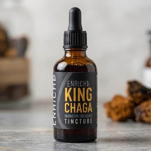 Chaga Tincture – Pre-Order: Delivery August 8th, 2026 Chaga Mushroom Tincture 50ml | Double Extract | ENRICHD
