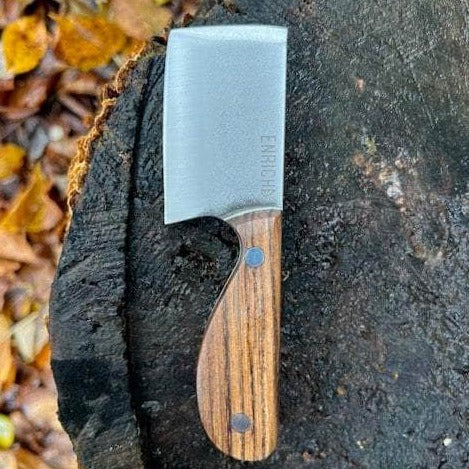 Handmade Foraging Knife // 100% Colombian Heirloom Ceremonial Raw Cacao // #5 Rustic Handmade Ceramic Cups (Bowls) - ENRICHD Superfoods