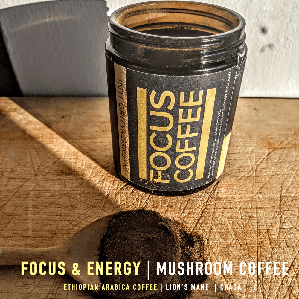 
                      
                        NEW Mushroom Coffee // Focus Coffee with Lions Mane and Chaga // 70g Focus Coffee | 70g Mushroom Coffee with Lions Mane and Chaga | ENRICHD
                      
                    